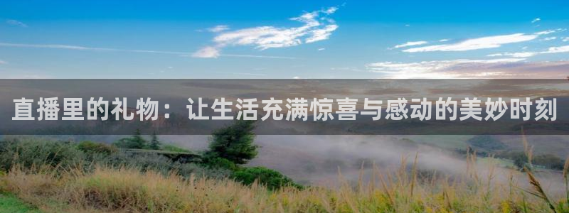 857直播体育nba下载：直播里的礼物：让生活充满惊喜与感动的美妙时刻